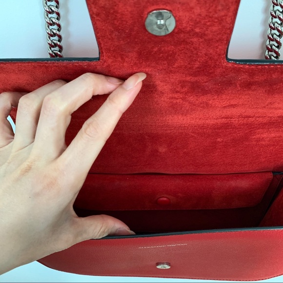 Authentic Alexander McQueen Leather Chain AMQ Bag - Picture 12 of 16